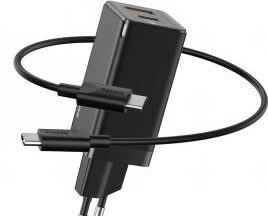 BASEUS 65W GAN 2 PRO FAST CHARGER QC 4.0 3.0 USB TYPE-C PD WITH 100W TYPE-C TO TYPE-C CABLE