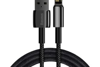 Tungsten Gold Fast Charging Data Cable USB to iP 2.4A