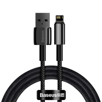 Tungsten Gold Fast Charging Data Cable USB to iP 2.4A