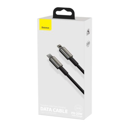 Tungsten Gold Fast Charging Data Cable Type-C to iP PD 20W - Image 3