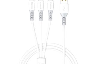 FONENG 3 IN 1 CABLE - X66 - MICRO, LIGHTNING, TYPE-C