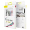 BASEUS FAST 4-IN-1 CABLE FOR IPHONE +TYPE-C +MICRO 3.5A 1.2M BLACK{IPhone-2Pin} - Image 2
