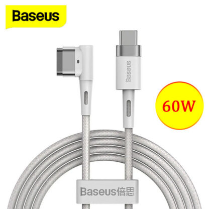 Baseus 60W Charging Cable Type-C to L Type Interface for MacBook Laptop