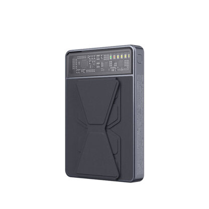 Recci RPB-W19 Pathfinder 3 in 1 Magnetic Charging Stand Powerbank 10,000mAh (Black) - Image 10